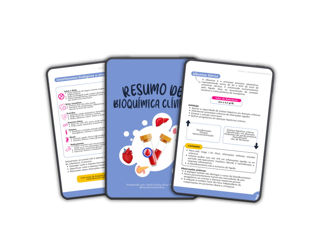 Resumo de Bioquímica Clínica, E-book