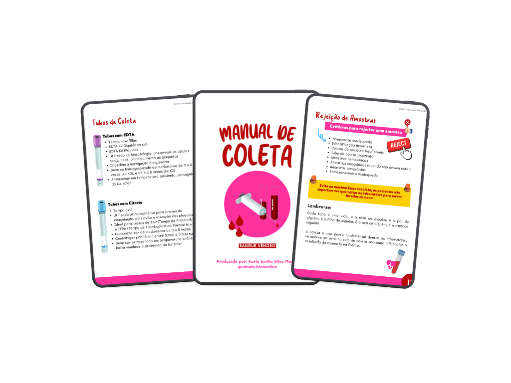 Manual de Coleta de sangue venoso, e-book