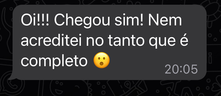 Depoimento de aluno