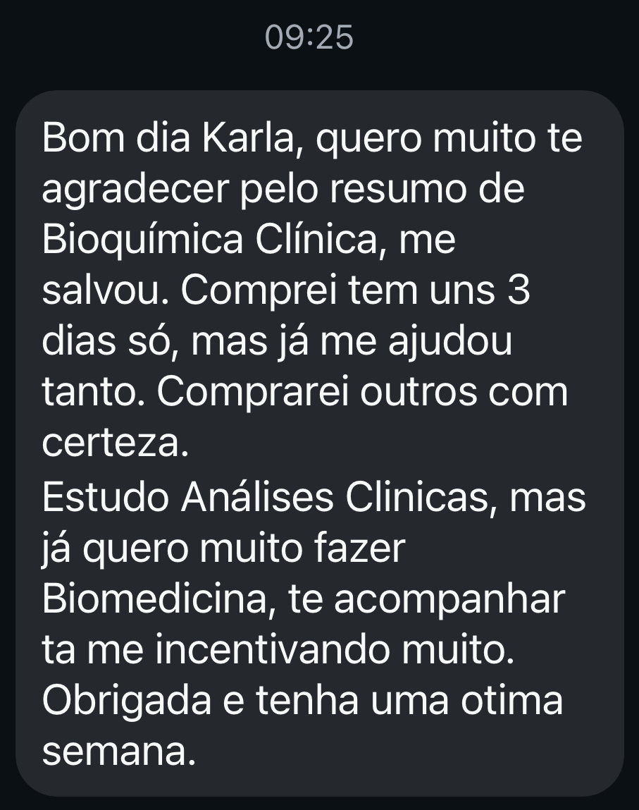 Depoimento de aluno