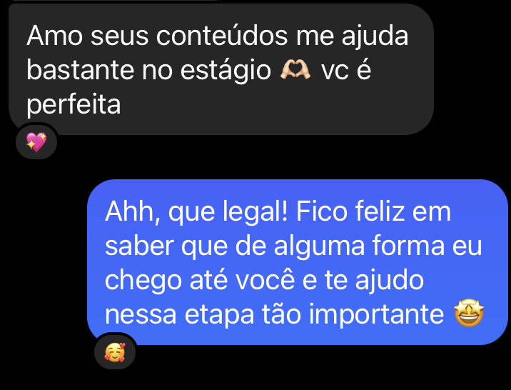 Depoimento de aluno