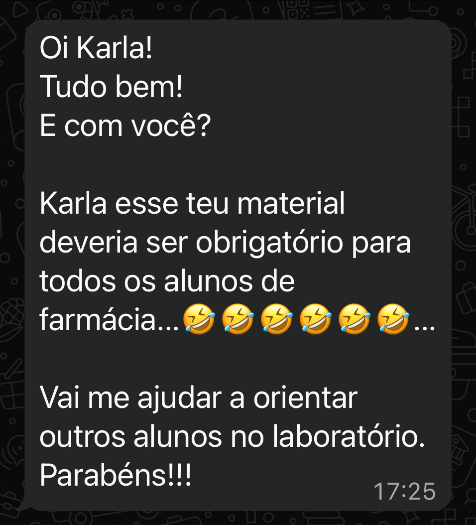 Depoimento de aluno