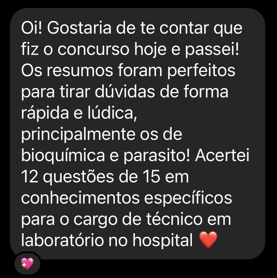 Depoimento de aluno
