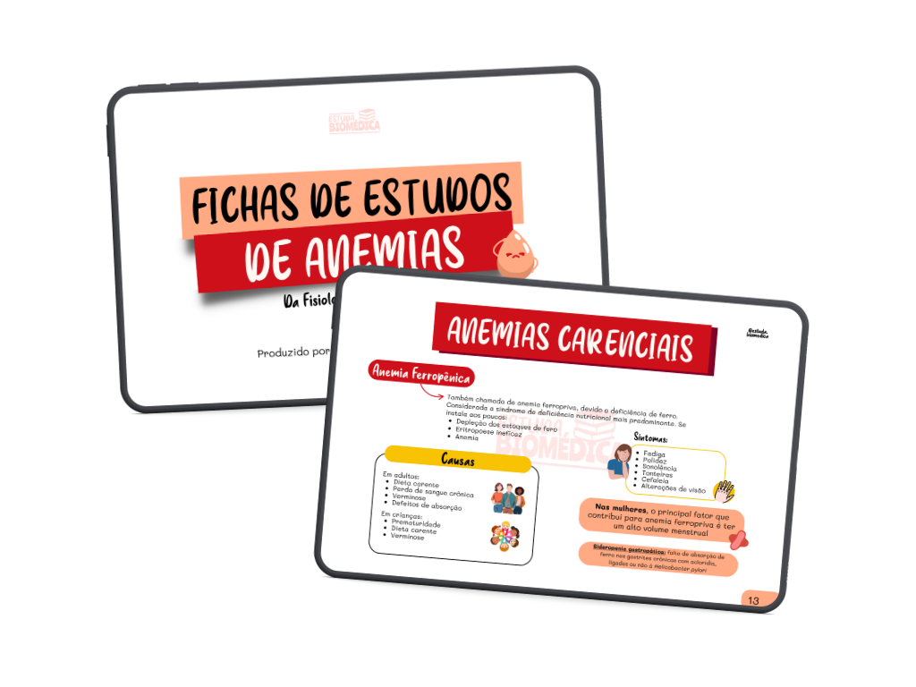 Fichas de Estudos Anemias, E-book